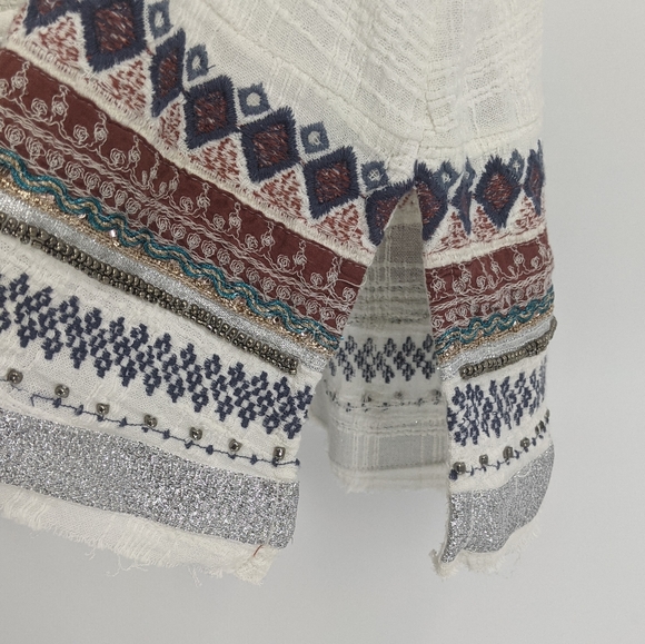 Urban Outfitters Ecote Cropped Embelished Tank Top - Picture 4 of 8